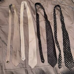 Geoffrey Beene Ties - Neutral Colors Bundle